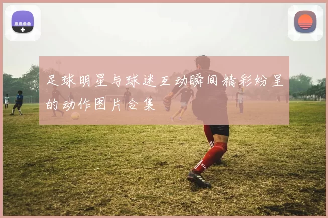 足球明星与球迷互动瞬间精彩纷呈的动作图片合集